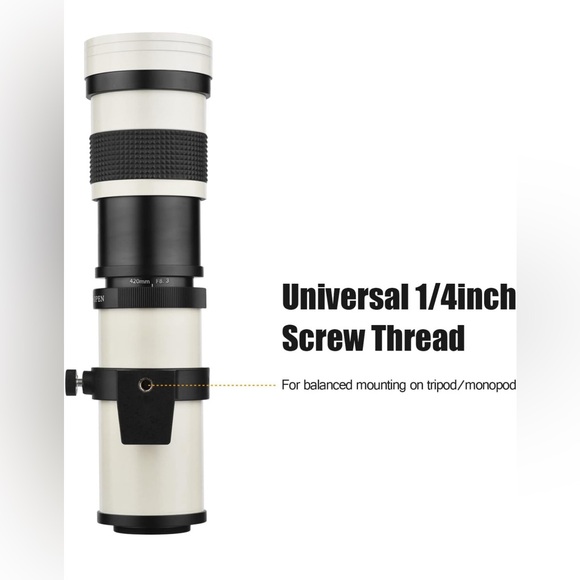 Andoer Camera MF Super Telephoto Zoom Lens - Picture 7 of 10